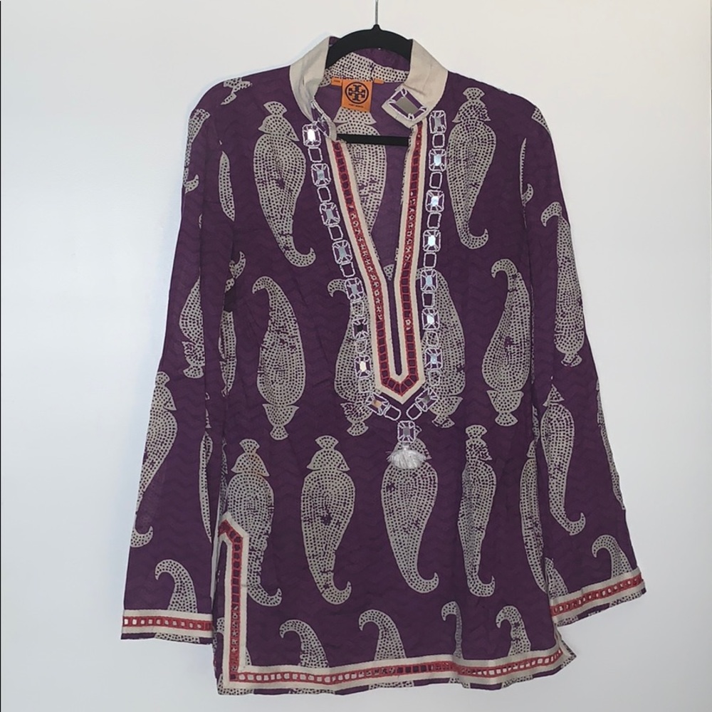 Tory Burch “Tory” tunic, size 8